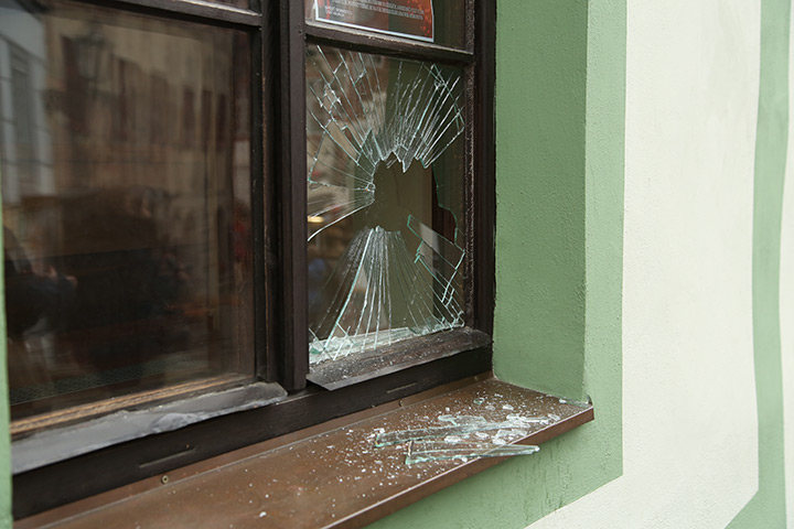 A2B Glass are able to board up broken windows while they are being repaired in Cowley.